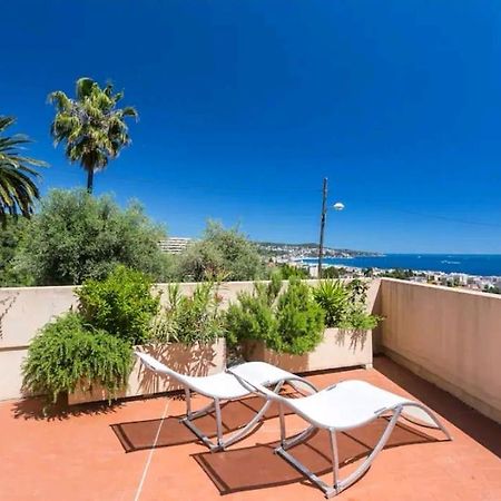 Relaxing Place With Wonderful View...Calme Avec Vue Magnifique Sur La Baie Des Anges, Mais En Campagne A 12 Minutes De La Promenade Des Anglais 니스 외부 사진